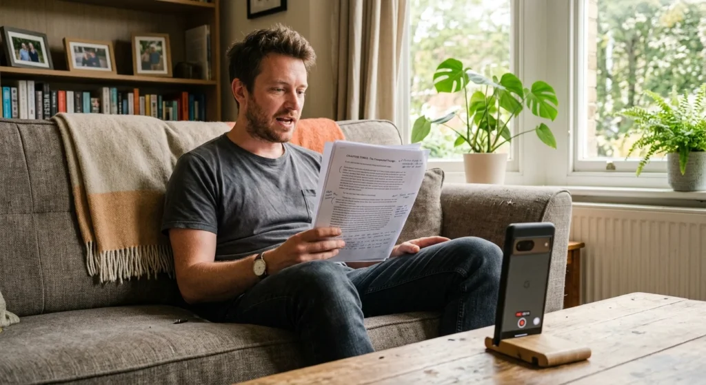 reading content aloud to humanize ai content