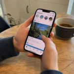 person checking how to turn off AI on Instagram on their phone