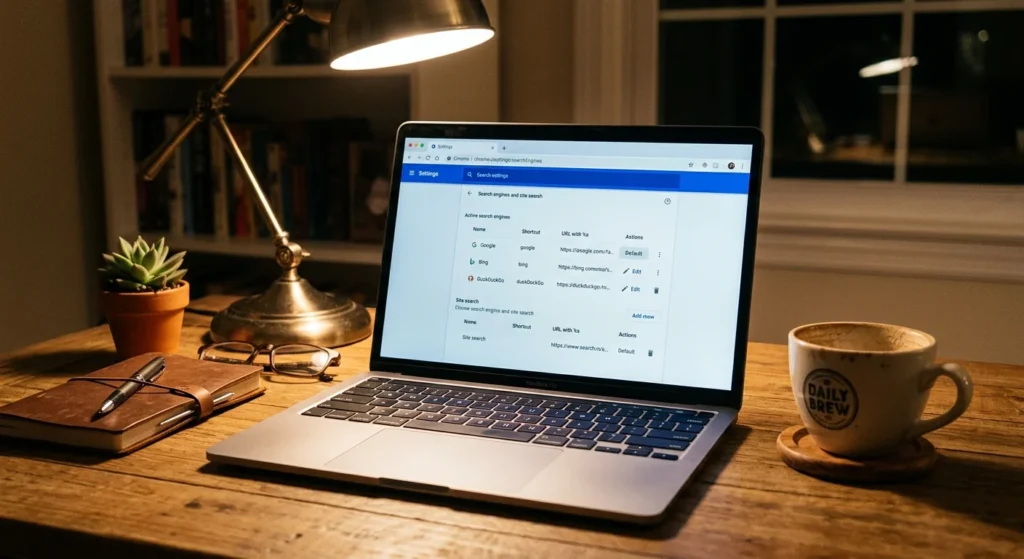 setting up udm=14 to turn off Google AI in Chrome